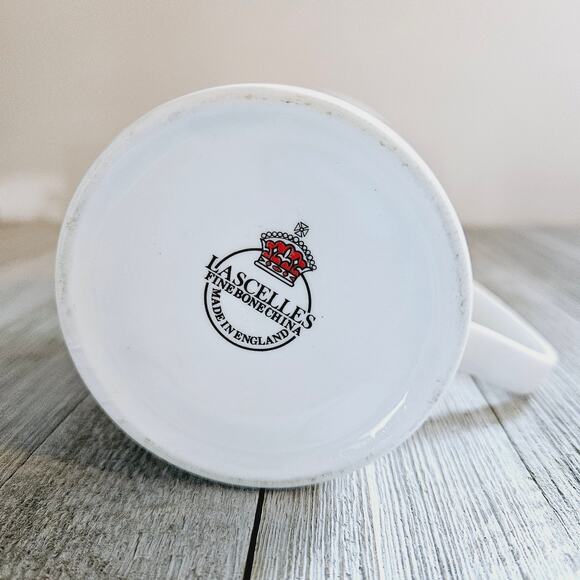 4" Lascelles Fine Bone China White Porcelain Tea Cup with Siamese Kitty - Picture 6 of 16